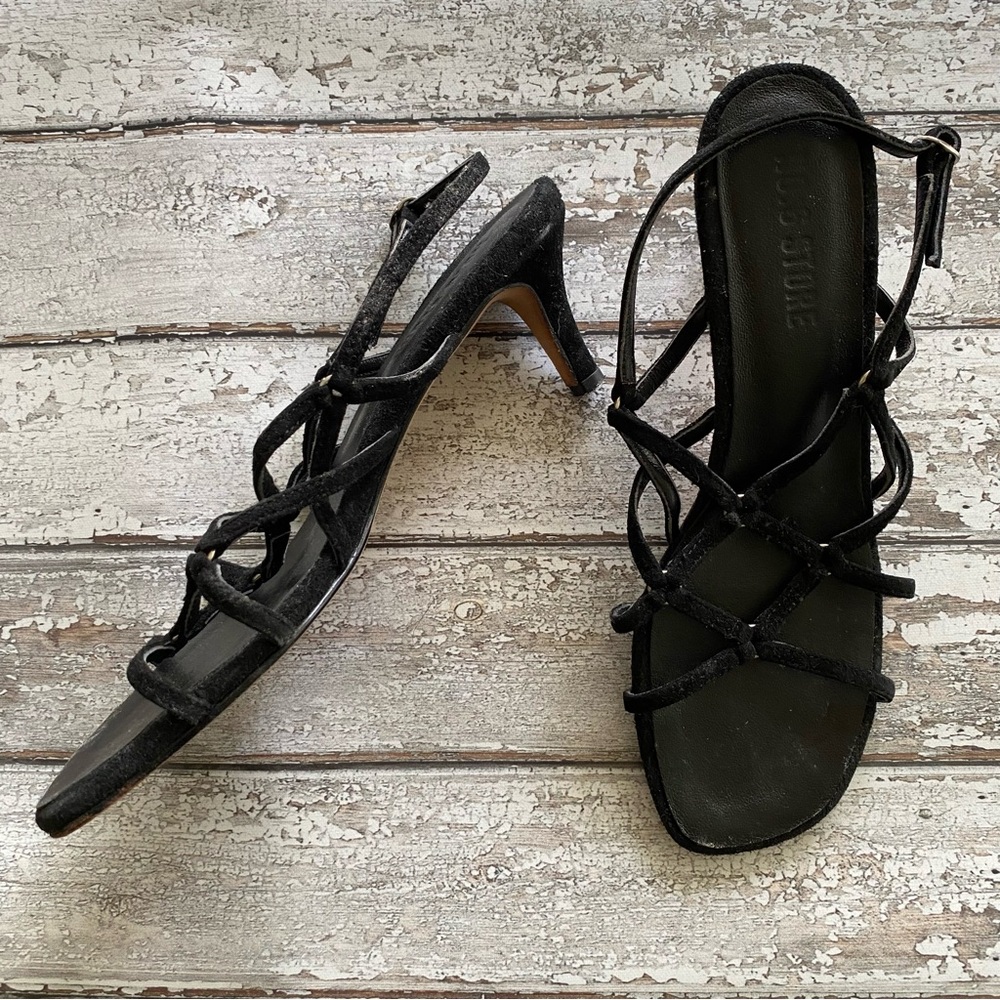 No. 6 Store Suede Leather Strap Sandals Buckle